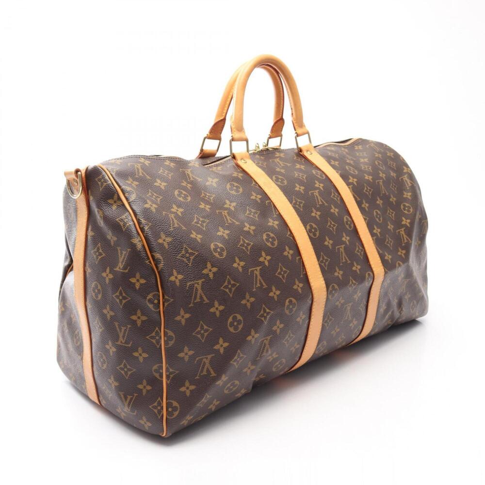 LOUIS VUITTON Brown Monogram Leather Boston Bag - Picture 2 of 15